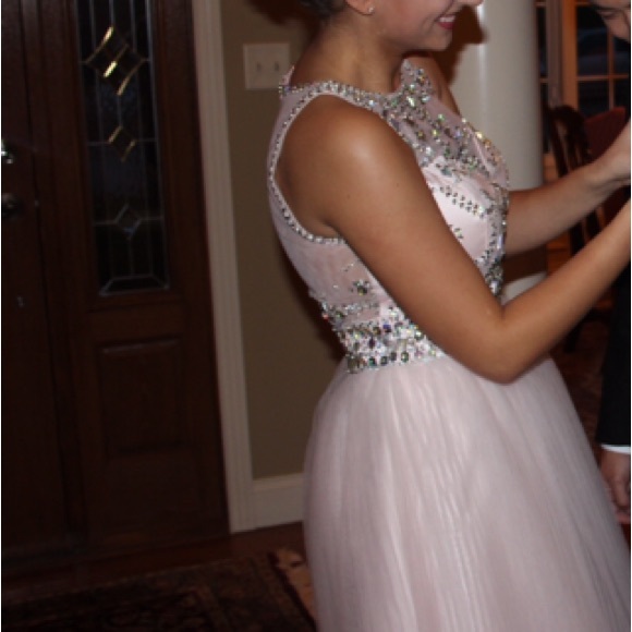 Short Pink Formal Dress - Picture 4 of 4